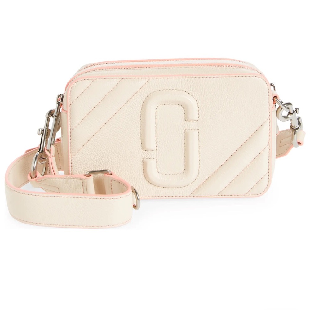 Marc Jacobs Cream and Pink Crossbody Bag